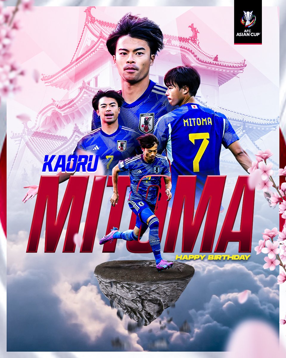 Happy Birthday to 🇯🇵 superstar winger Kaoru Mitoma 🙌 #HBD | #AsianCup