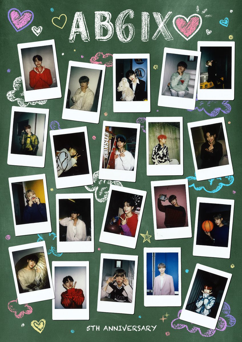 💌 5 ABBI WEEK 💌

𝗔𝗕𝟲𝗜𝗫 5𝙏𝙃 𝘼𝙉𝙉𝙄𝙑𝙀𝙍𝙎𝘼𝙍𝙔
Polaroid of Memories 📸

#AB6IX #에이비식스
#5_ABBI_WEEK