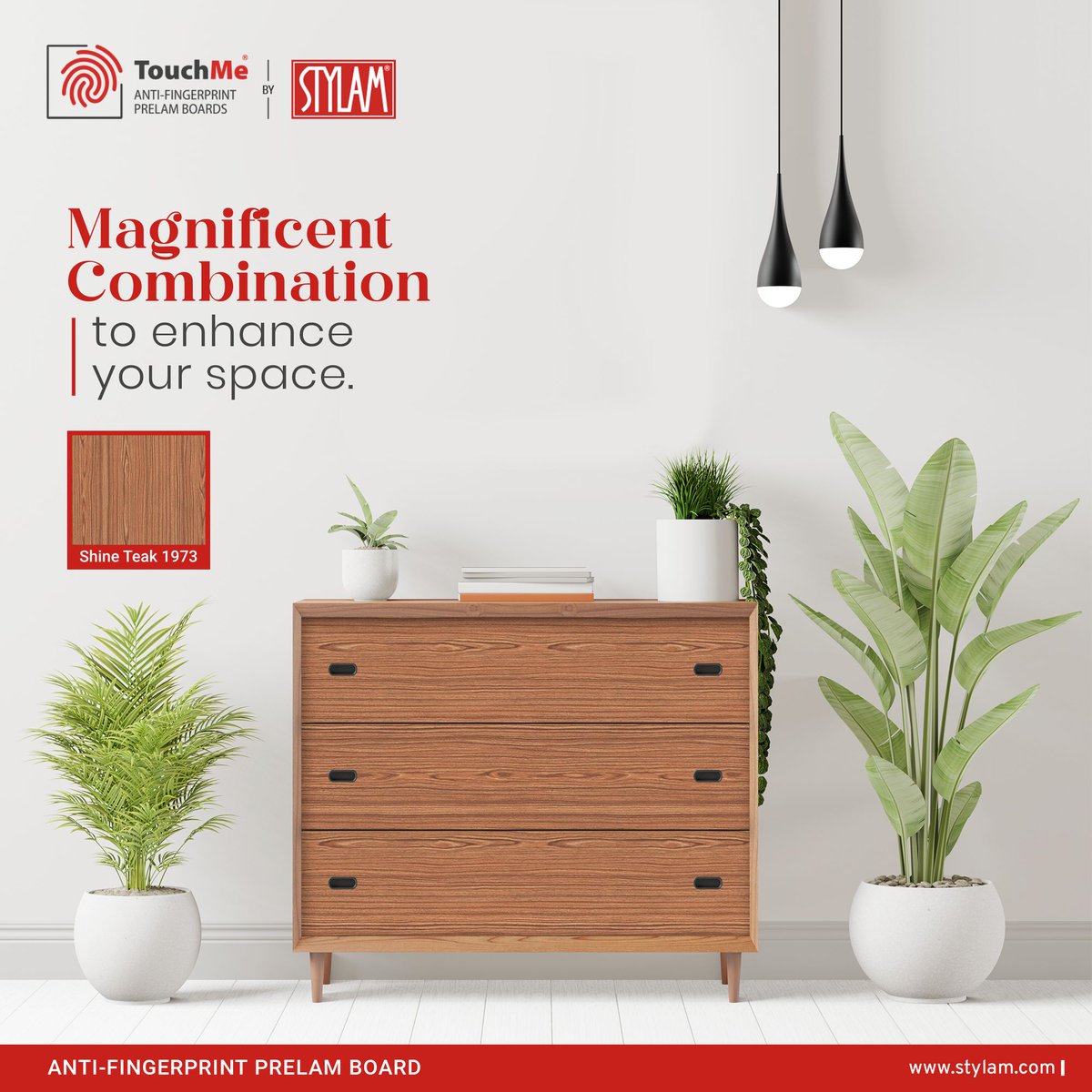StylamLaminate's tweet image. STYLAM Anti-fingerprint Prelam Board

Keep your surfaces spotless with Stylam's Anti-fingerprint Prelam Board! Explore the magic of advanced technology with Stylam.

Explore more at stylam.com 

#Stylam #AntiFingerprint #PrelamBoard #CleanSurfaces #SmudgeFree