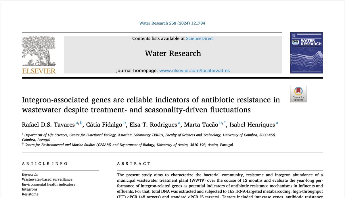 Interested in integrons and how they can be used to monitor antimicrobial resistance?

Check our latest paper:
sciencedirect.com/science/articl…