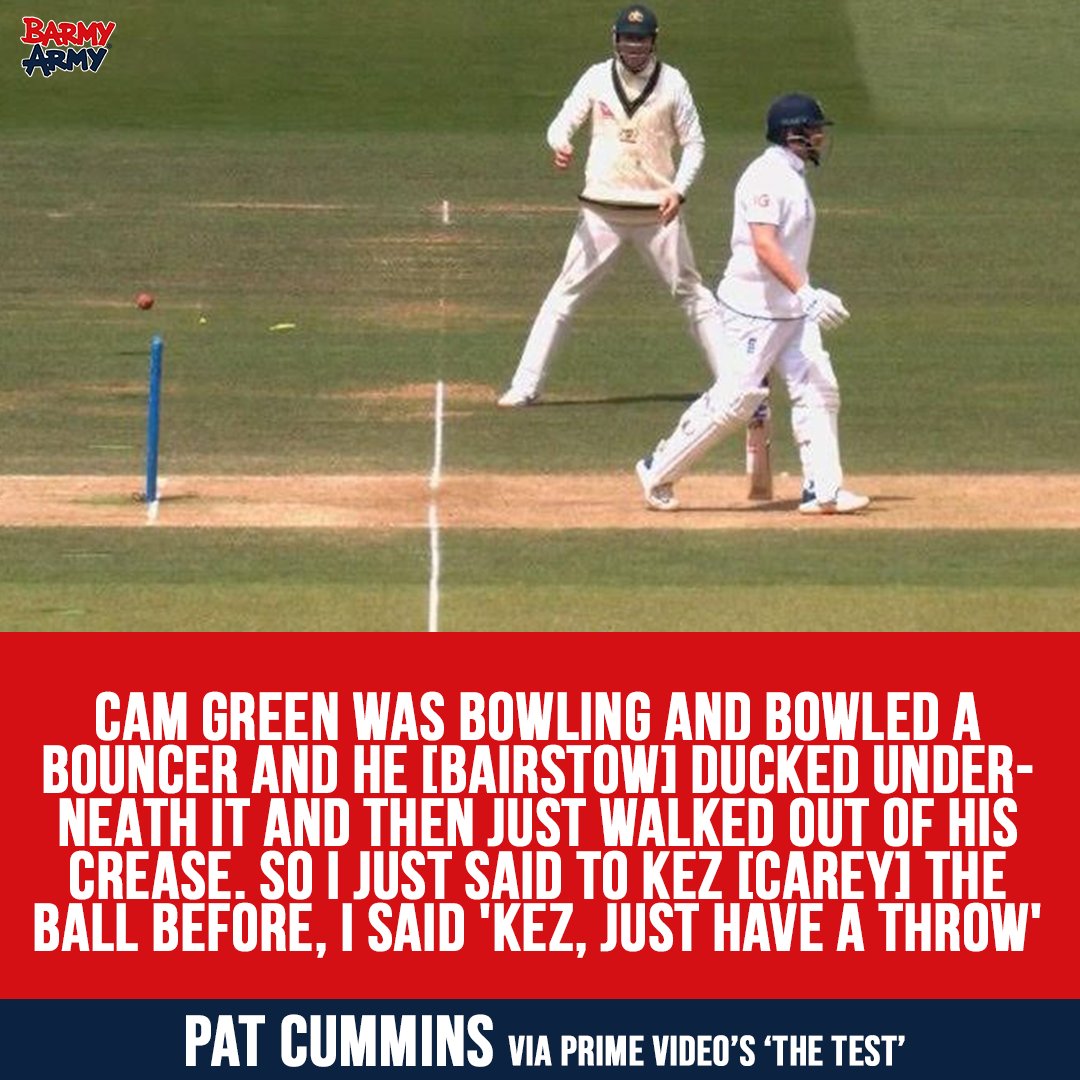 Pat Cummins has admitted his role in Jonny Bairstow’s controversial stumping at Lord’s 👀