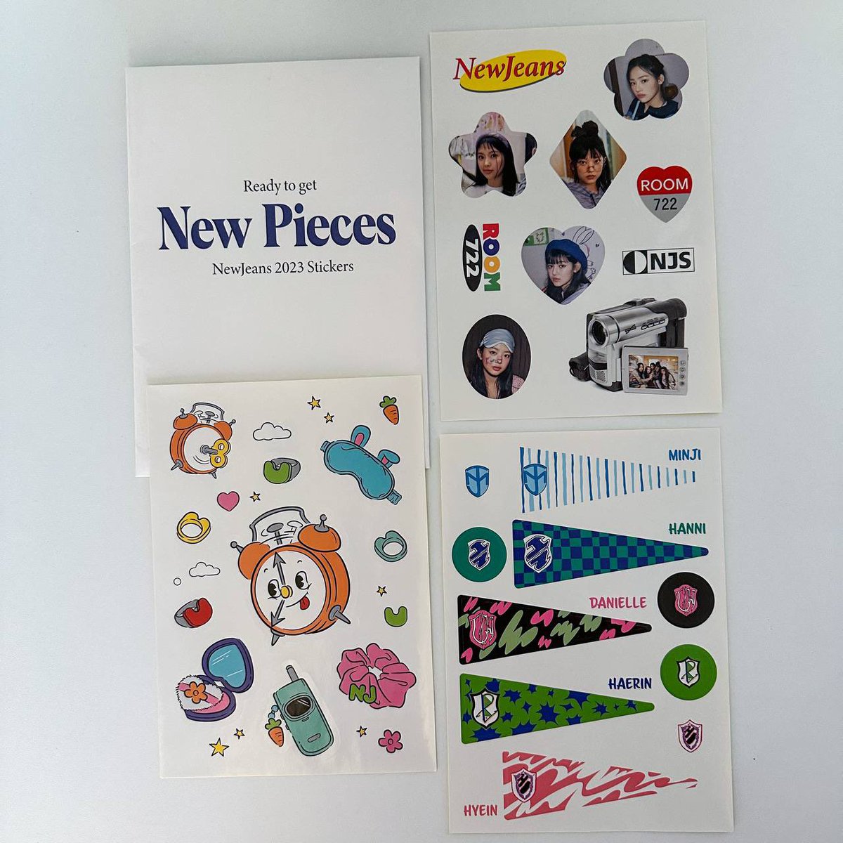 declutter SALE — all on hand 🩷

🍒 new pieces sticker pack

• ₱200 set + pf
• payo / 3 days / sco / jnt
• dm to buy

🏷️ wts lfb ph nwjns newjeans seasons greetings 2023 minji haerin danielle hanni hyein ww ina sg my th ch vn kr jp us uk eu can