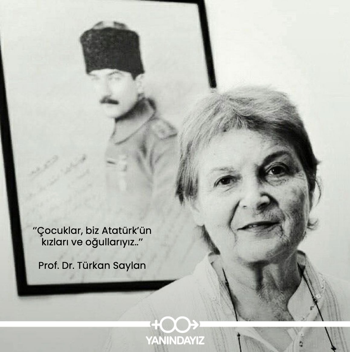 “Eğer bir yerlerde bilime, demokrasiye, barışa, aydınlığa aç bir çocuk senin ışığını bekliyorsa sönmeye hakkın yoktur, ışıyacaksın! Ölüme saniyeler kalsa bile.” Prof. Dr. Türkan Saylan'ı saygıyla anıyoruz.