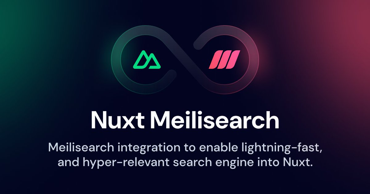 Blazing fast search experience with @nuxt_js and @meilisearch Unleash full-text search and now with semantic also .... Still fully open-source ! nuxt-meilisearch.vercel.app