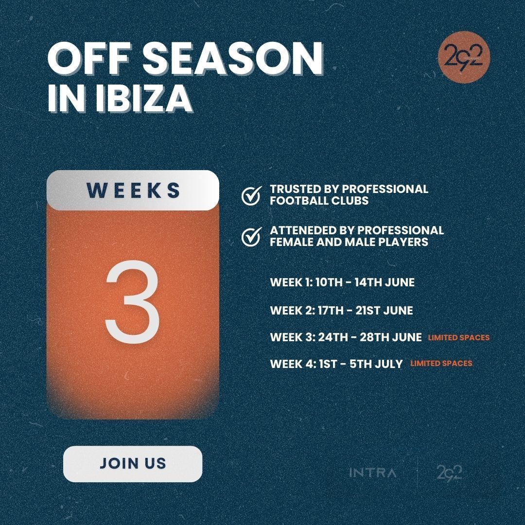 Collaborated with Professional Football Clubs across the Premier League, Championship and the WSL who are sending players our way to Ibiza 🤝 #292performance #offseason @statsports @INTRApg