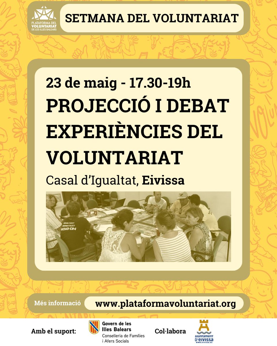 Plataforma del Voluntariat de les Illes Balears tweet media