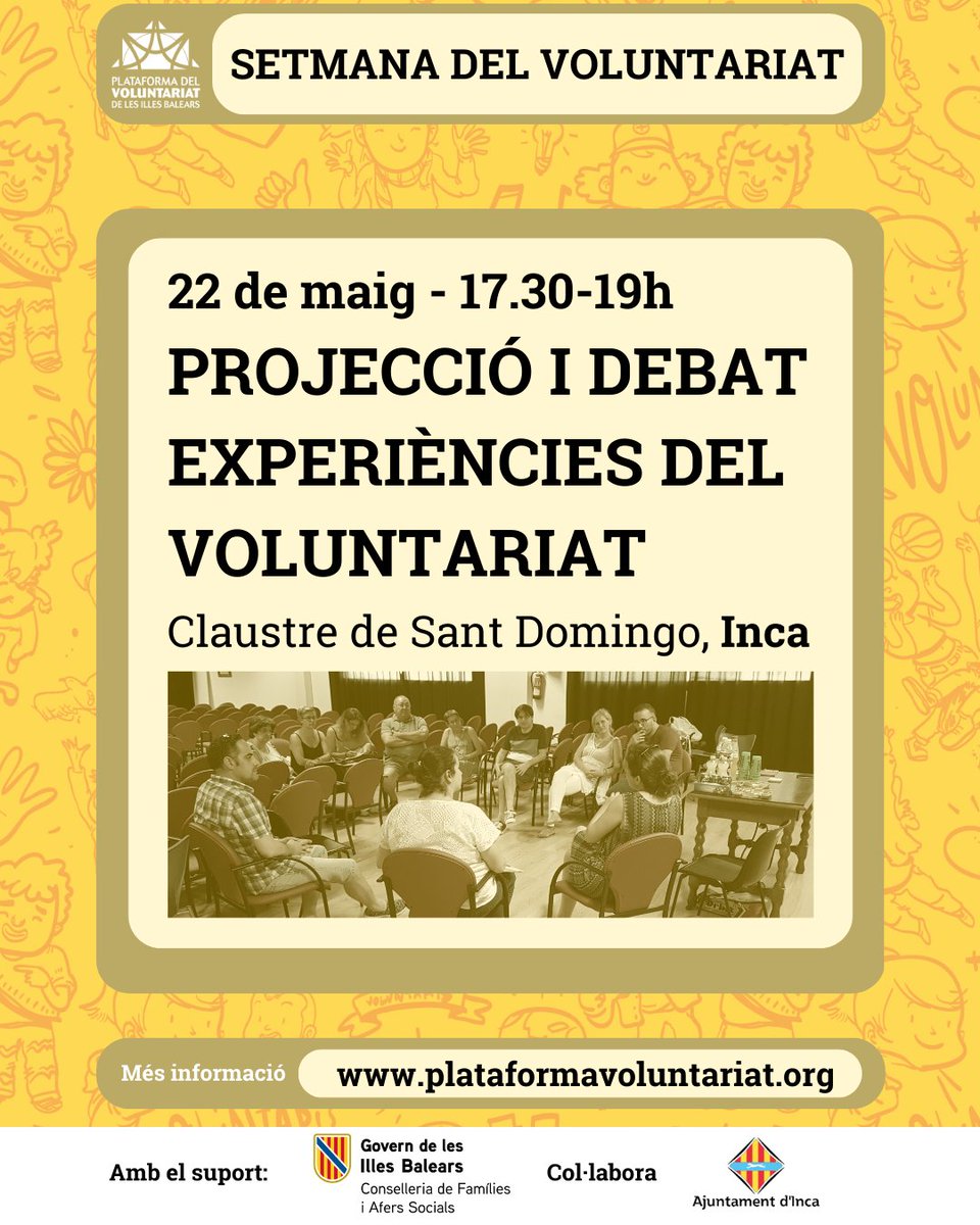 Plataforma del Voluntariat de les Illes Balears tweet media