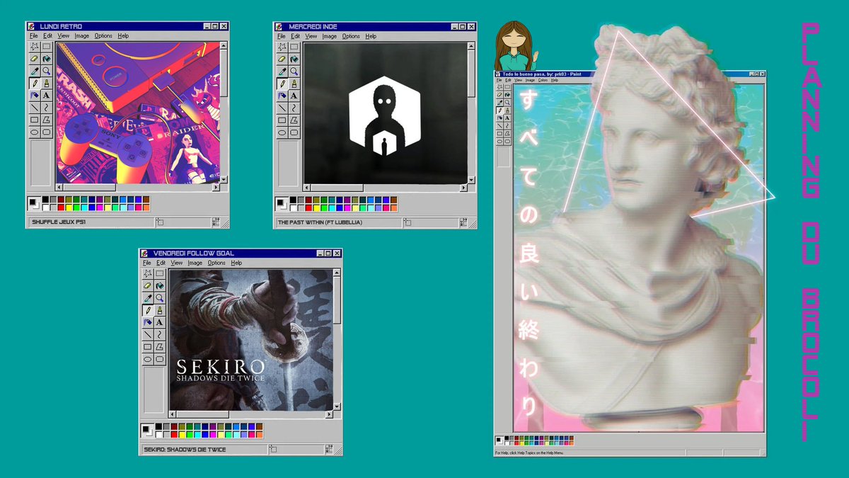 Courage pour votre semaine les gens🙌

Cette semaine on fait comme la fois passée mais mercredi on découvre le fameux The Past Within, le jeu multi du studio Rusty Lake avec <a href="/Lubellia_E/">Lubellia</a> 🧐