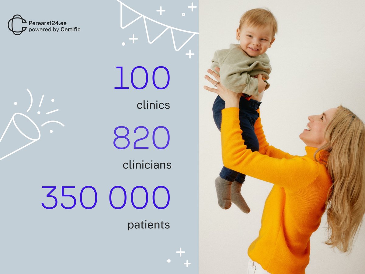 🚀 Big News! 🚀

In just 17 months, Certific has achieved an incredible milestone: 100 clinics, 820 clinicians, and 350,000 patients!

A huge shoutout to our team and a massive thank you to all the clinics and clinicians who’ve joined us on this journey.

#PatientCare #HealthTech