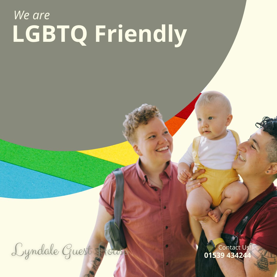 Looking for LGBTQ-friendly accommodations in Ambleside? Look no further! Our guest house is committed to welcoming and embracing diversity. 

Learn more here - lyndale-guesthouse.co.uk