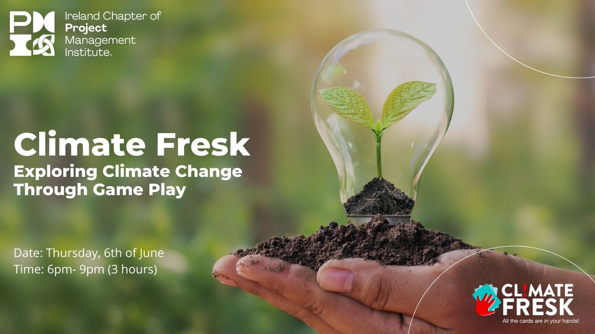 Join Our Exclusive Climate Fresk Workshop! 🌍

Limited to 15 participants, this unique workshop offers an engaging and interactive way to deepen your understanding of climate change through game play. 

📅 6pm - 9pm Thurs 6th of June
🎟️ Register: lnkd.in/eRasHcpf
📍 Online