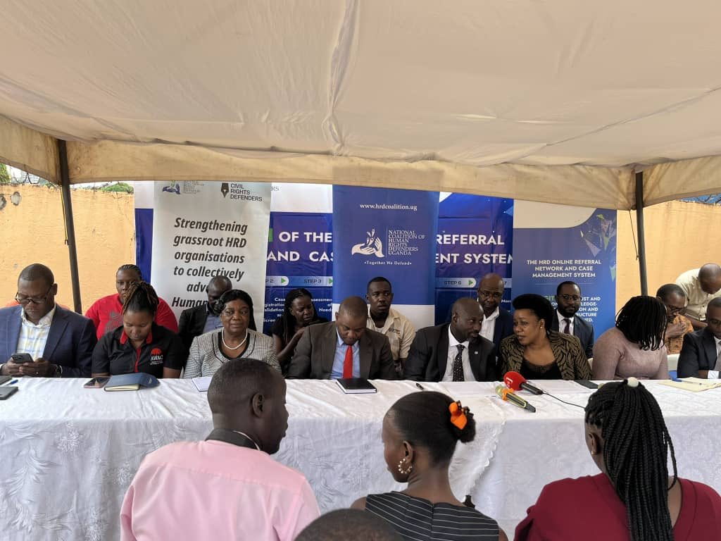 *Happening Now* Selected CSOs are addressing the media, appealing to H.E the President of Uganda, not to assent the NGO Amendment (2024). The proposed Act dissolves ⁦@NGObureau⁩ and reduces its work to a mere department under ⁦⁦@UgandaMFA⁩ . ⁦@CSBAGUGANDA⁩