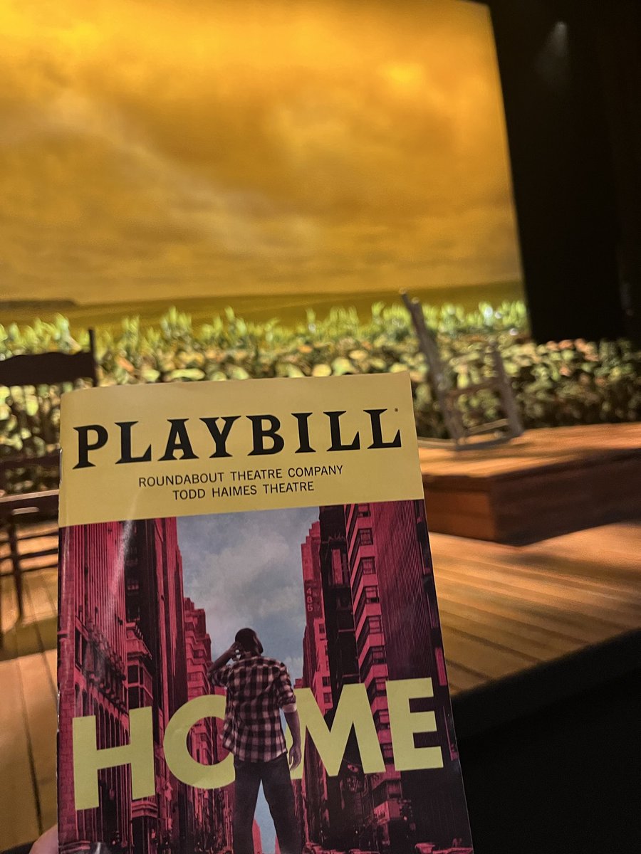 Privileged to be in the first preview audience to see Kenny Leon‘s new Broadway play “Home” - a moving and lyrical story about a man searching to find the place where he belongs…and maybe God as well.⁦@iamKENNYLEON⁩ ⁦⁦@roundaboutnyc⁩
