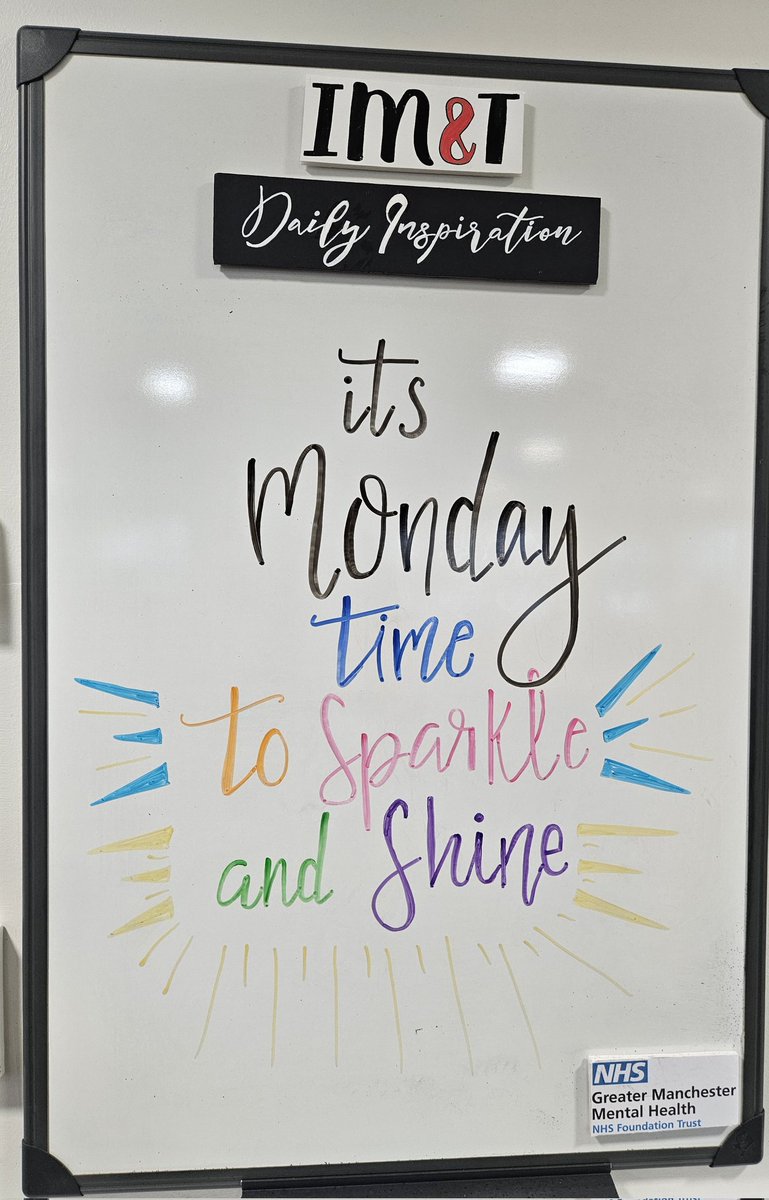 Have a good week, filled with opportunities to grow and learn. 😄
@GMMH_NHS #newweek #newopportunities