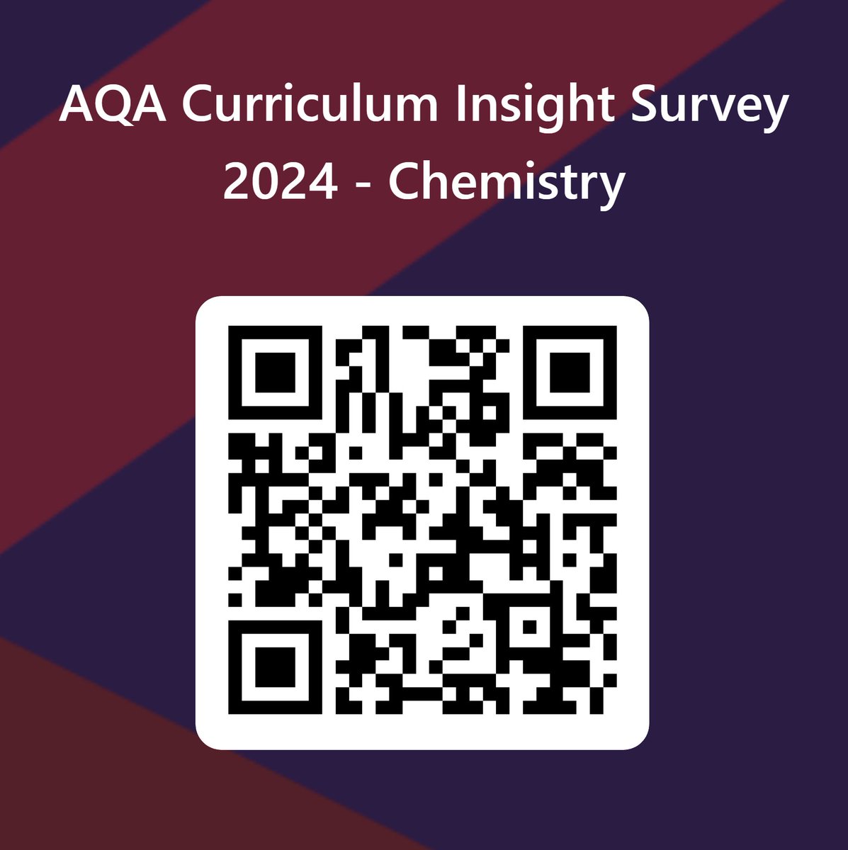 Chemistry teachers – to help support you better, we’d like you to share your experience of teaching our GCSE Chemistry qualification. 

Complete our survey here > ow.ly/k9xK50RMRlu