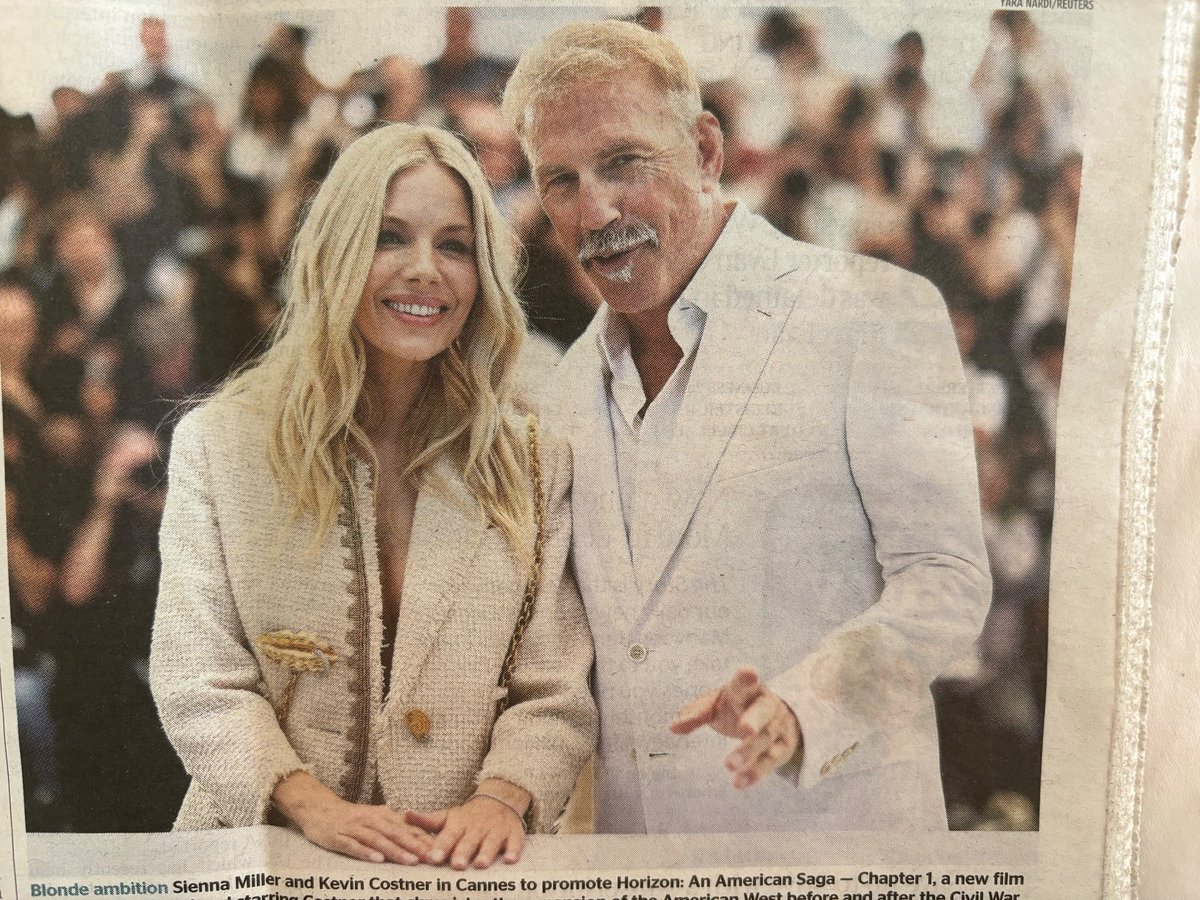 RealDMitchell's tweet image. Kevin Costner is looking a lot like Bruce Forsyth these days.