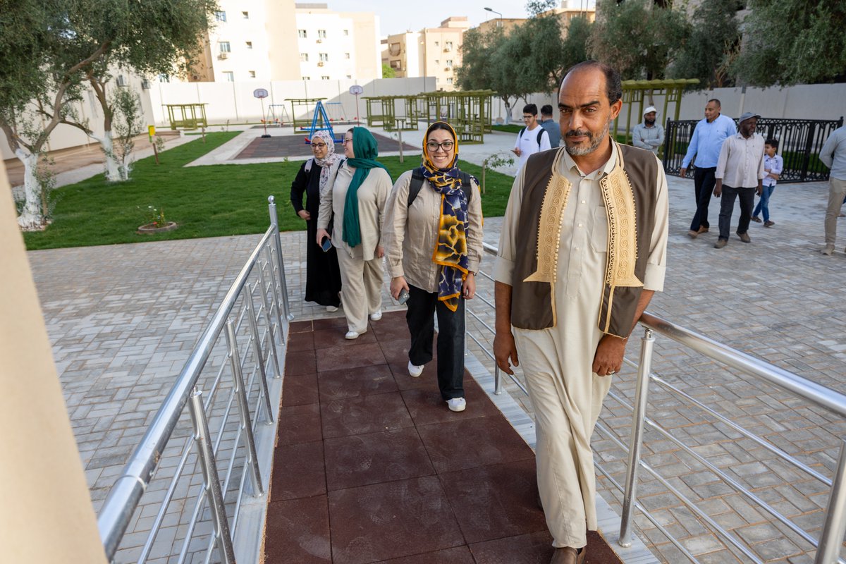 UnicefLibya's tweet image. New Beginnings for Young Minds! 🌟

4️⃣ youth centres &amp;amp; child-friendly spaces are ready to serve young people! 
@EUbaladiyati through UNICEF &amp;amp; in partnership with the Ministry of Local Government, has completed rehabilitation in #Ubari, #Sabha, #Ghat, and #Brak Alshati.

These