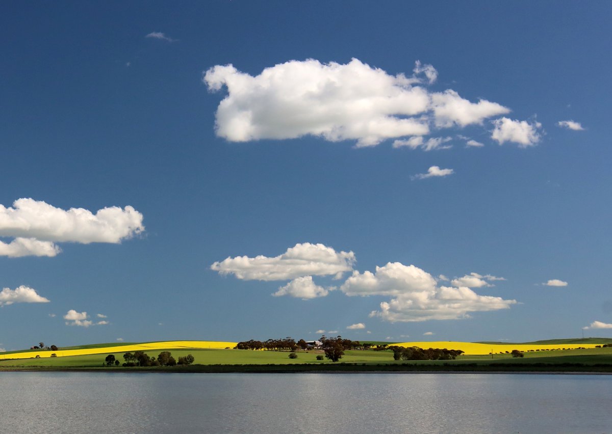 So, there were a few requests for landscapes yesterday - so here's a nice scene from Porter Lagoon near Burra.