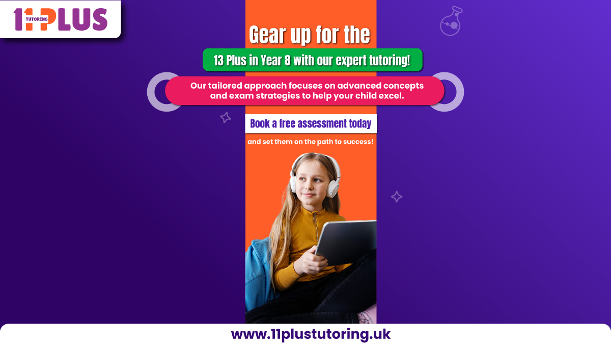 Empower your child's success with our specialised tutoring for the #13Plus in #Year8! Our #tailoredlearning plan enhances their skills and #boostsconfidence. Book a #freeassessment today!
11plustutoring.uk/book-assessmen…
#PersonalizedEducation #ExpertTutors #AcademicExcellence