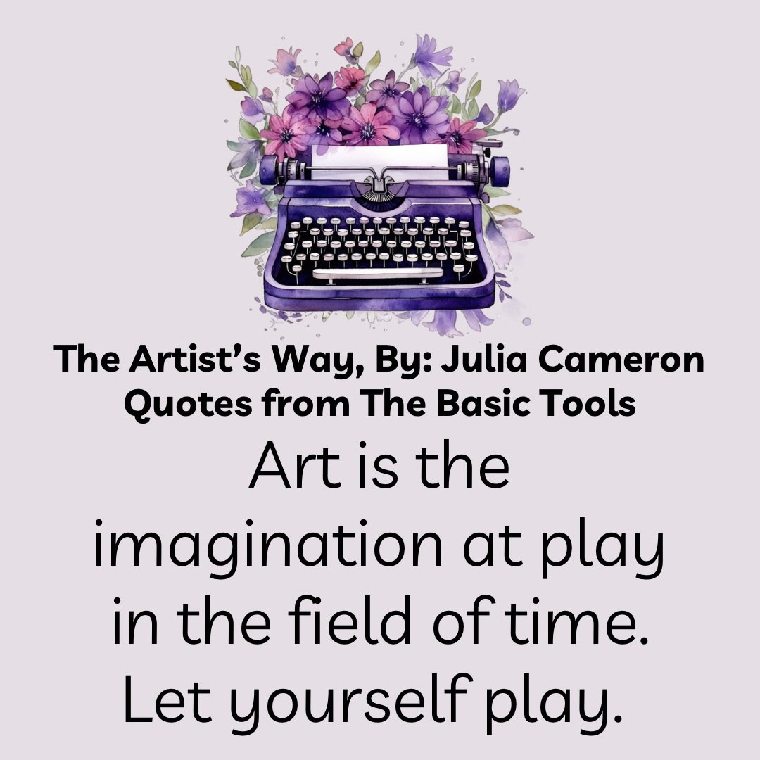 #JuliaCameron and #TheArtistsWay are on my desk every day as I make my way through the book! And, oh, what a delight.