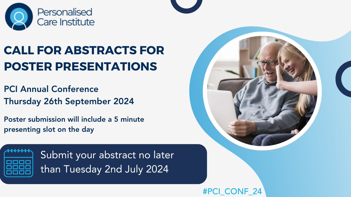 🎤Submit your abstract for a chance to present your findings at our annual conference. 📋 All submissions must relate to the theme of Multimorbidity and Personalised Care. 🗓️Submissions deadline is 02.07.24 Email info@personalisedcareinstite.org.uk for a submission form.