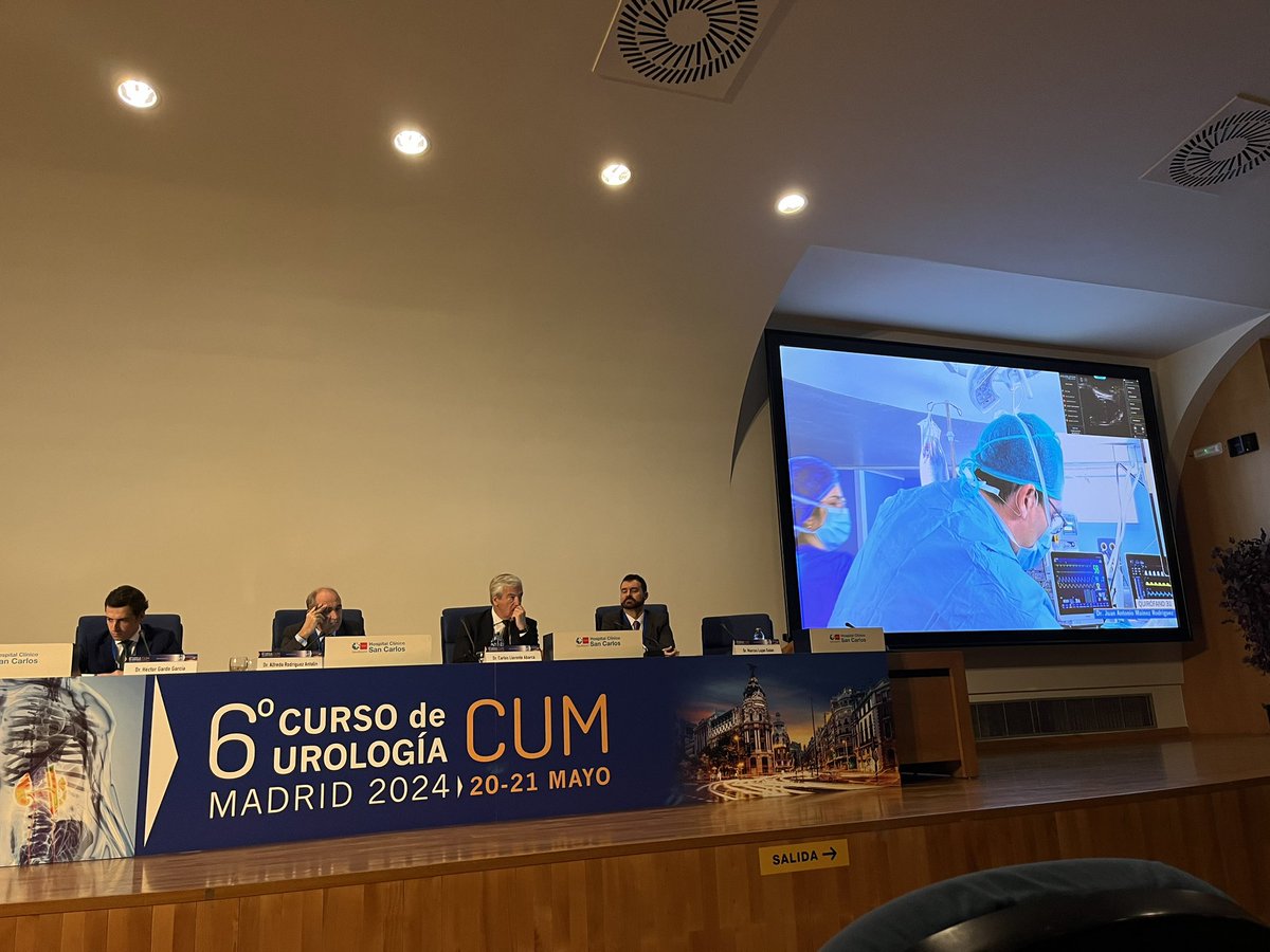 Bloque 2 Curso Urologia Madrid. Cirugía en vivo: Aquabeam para un paciente con problemas prostáticos y volumen de glándula 80 cc <a href="/DrMainez/">Toño Mainez</a> 

#somosclinico 

<a href="/JesusMorenosier/">Doctor J Moreno Sierra</a>