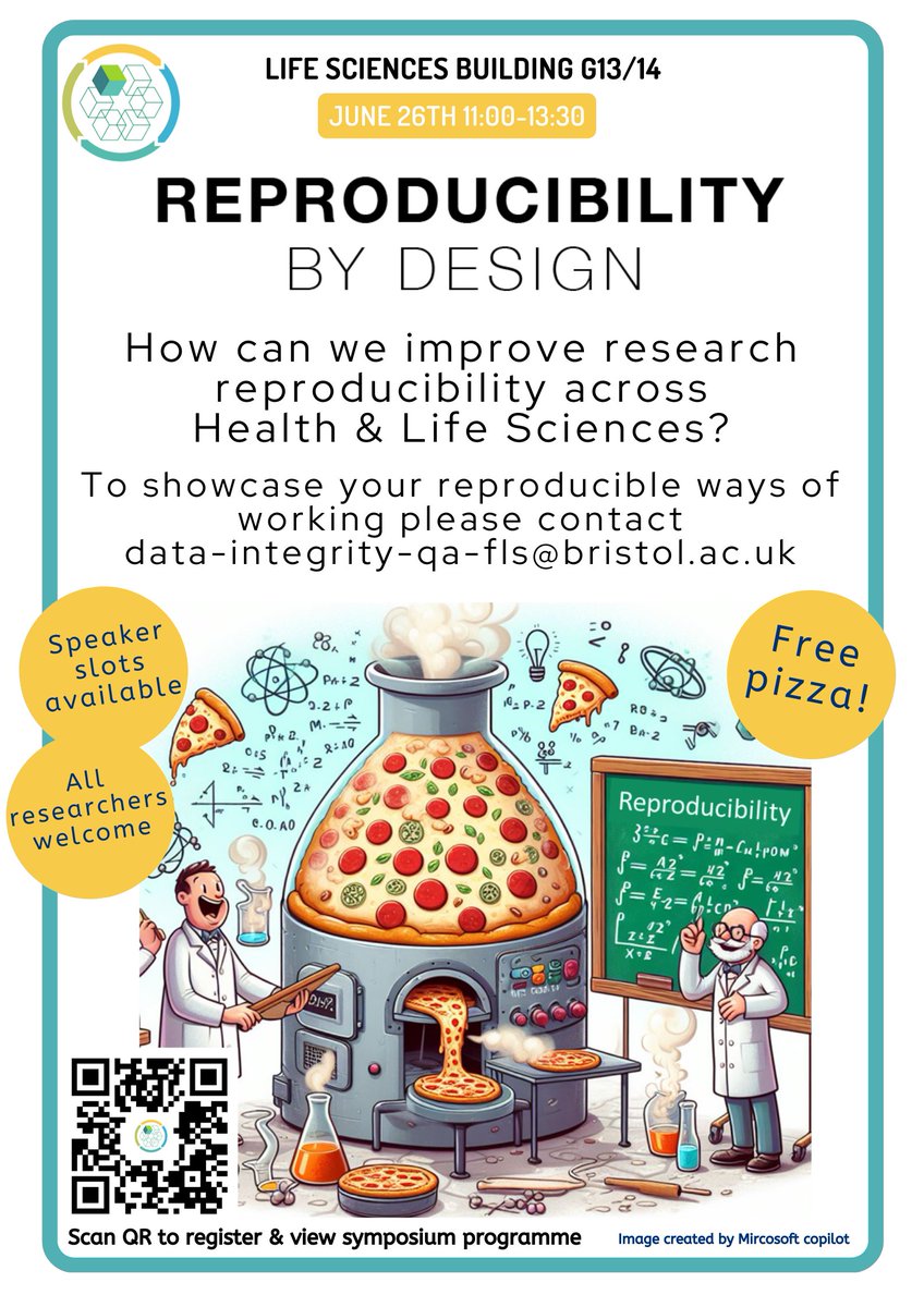 📢Symposium - Reproducibility by Design📢 For more information, please read our poster below 👇