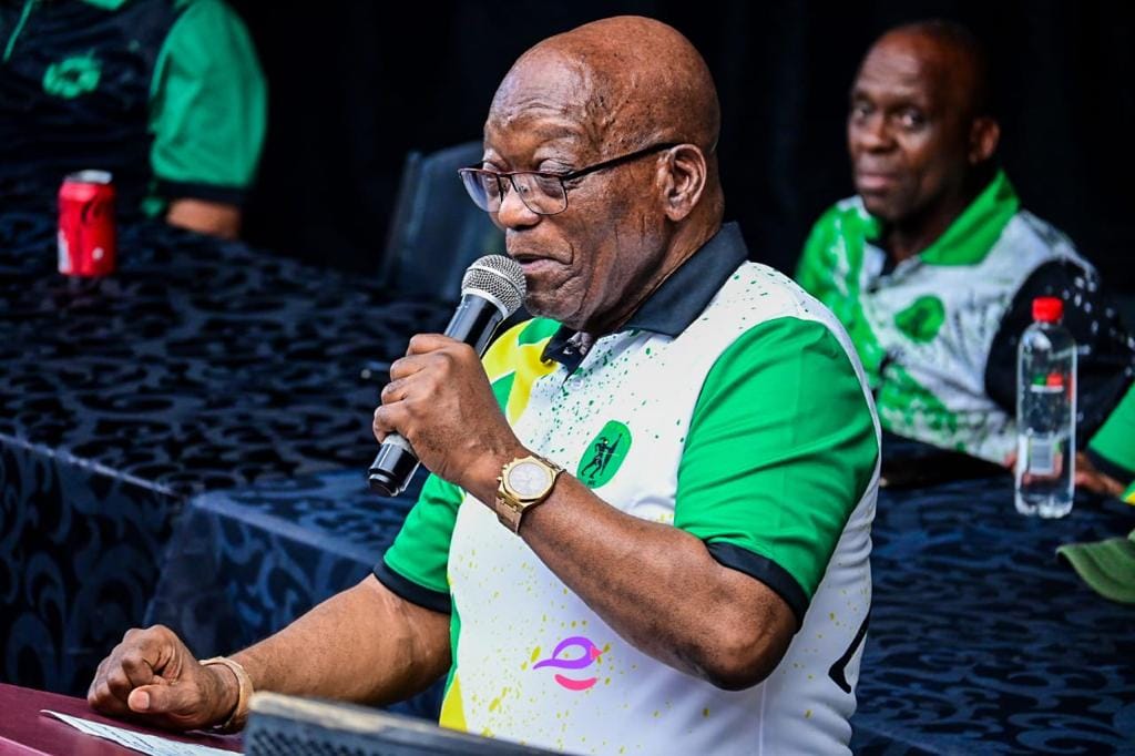 JUST IN: The ConCourt has ruled that former President Jacob Zuma is not eligible to stand for public office. He will still be the face of the uMkhonto weSizwe Party (MK Party), but Zuma will not be allowed to hold a seat in Parliament. #CarteBlanche Image: MK Party/Facebook