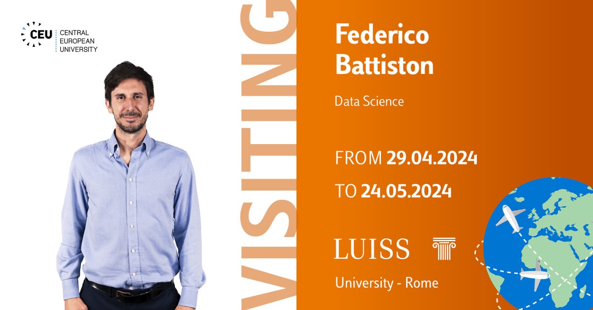 We are delighted to welcome Federico Battiston at #Luiss, Visiting Professor of Data Science from @ceu.