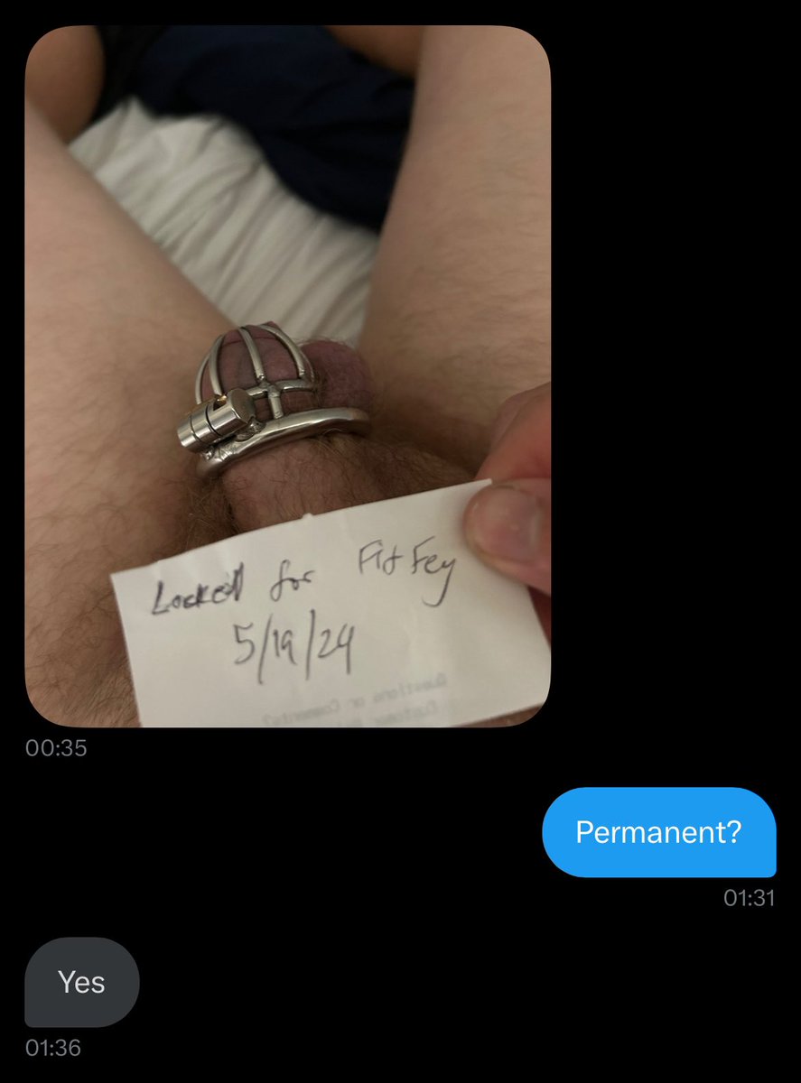 fitfey's tweet photo. Since I already have enough vanilla #chastity slaves. I’m only accepting PA locked slaves that have what it takes to sacrifice their sex life for my amusement 😂

If you don’t know to use it, lock it permanently it for your mistress 🖕🏼💋 https://t.co/ptg8EhvJUO