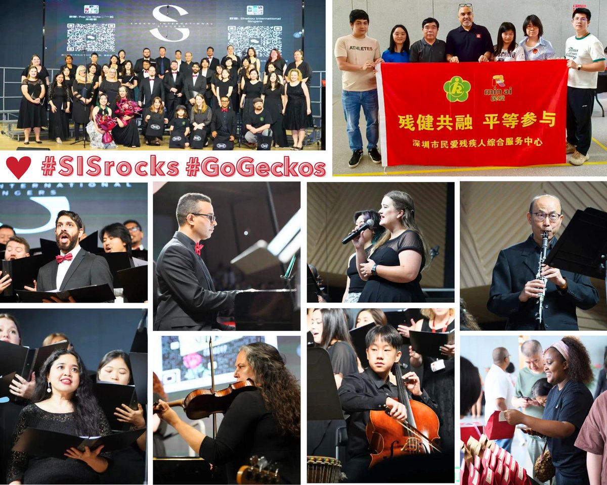 🎶 The Shekou International Singers, sponsored by Shekou International School, dazzled on last Saturday! 🌟 SIS fosters community engagement and a vibrant cultural scene. Proceeds benefit Min'Ai, aiding young people with disabilities. Bravo! 🎤#gogeckos #sisrocks #issedu