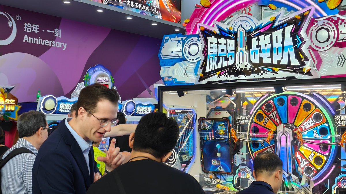 PlaymoreCat's tweet photo. 2024 Asia Amusement &amp; Attractions Expo🌐
#arcade #gaming #popular #machine #trending  #holiday https://t.co/G6fOdEUR9y