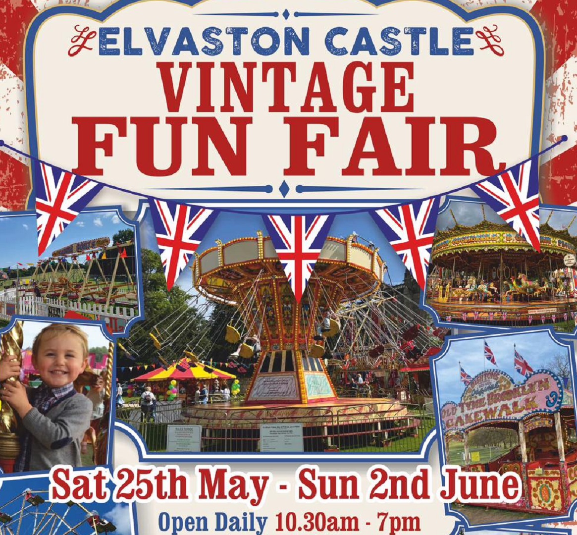 🎡✨ Step into nostalgia at the Elvaston Castle Vintage Fun Fair! 🎠🏰
📆 Until 2 June
Experience the charm of yesteryear with classic rides, traditional games, and delightful treats at the beautiful Elvaston Castle. Perfect for all ages ⬇
shorturl.at/lZtpD
#DerbyUK