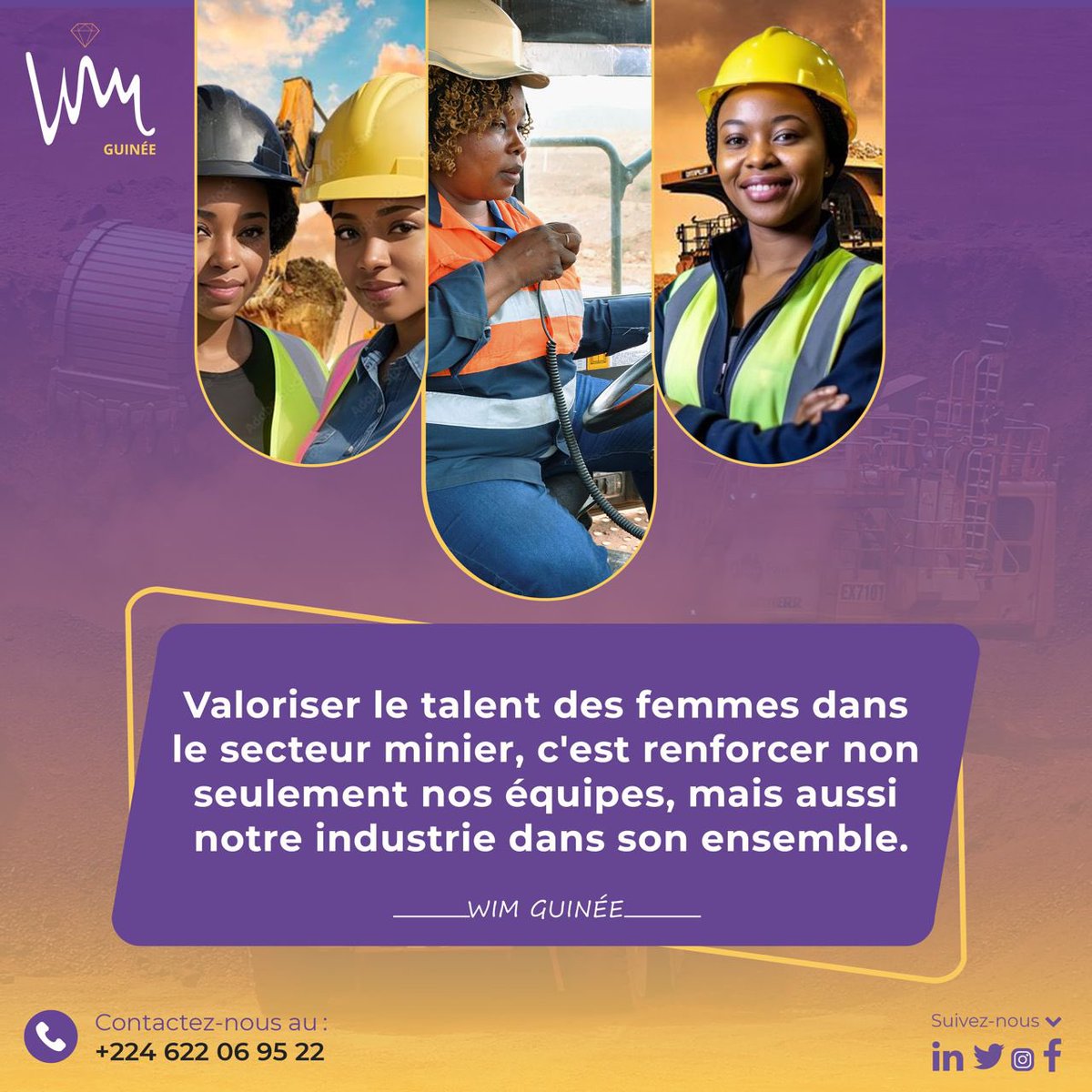 Les femmes représentent une source inexploitée de talent et de potentiel dans le secteur minier.

#womeninmining #MiningEquality #MiningLeadership #IFCConnectedCommunities #CommunityBusinesses #GenderInclusion #IFCGender #SustainableMining #CBG #RioTinto #GAC #iwim