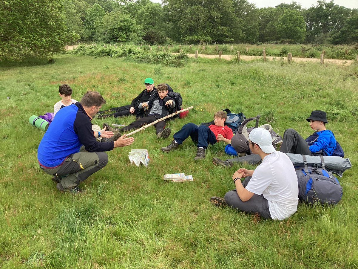 A successful Bronze DofE Award Expedition completed! Well done to all! A brilliant 2 days in the beautiful Surrey Hills!