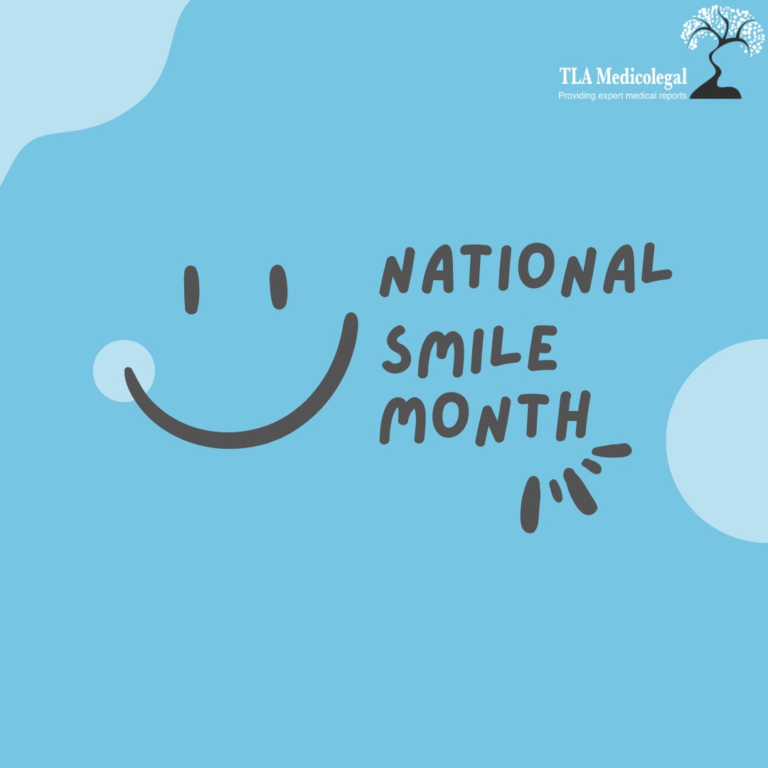 Happy National Smile Month! 😁 May your week be filled with joy, productivity & plenty of smiles! #Smile #MedicalReports #PI #PersonalInjury #Medical #Legal #ClinicalNegligence #MedNeg #Business #Oxfordshire