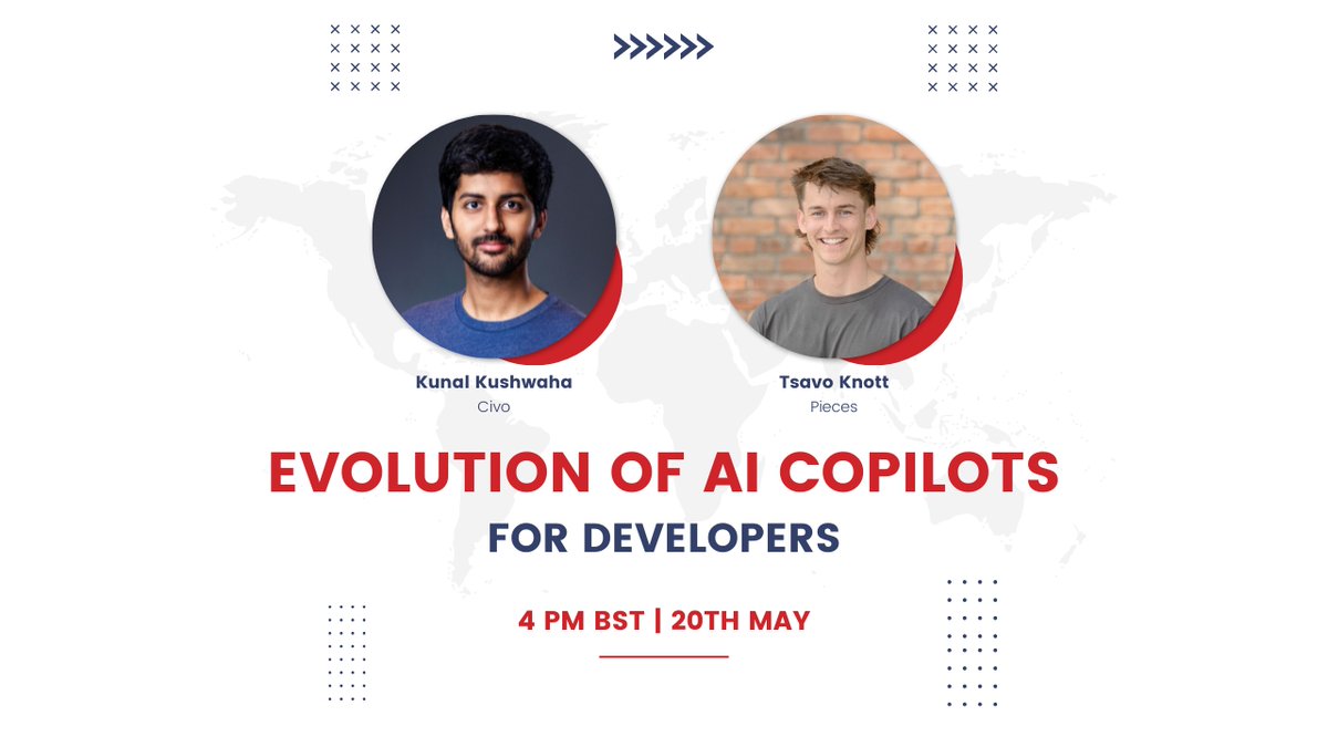 From simple task automation to proactively answering questions about anything you've encountered in your development workflow, AI copilots are rapidly evolving and enabling developers to work 10x more efficiently. Join me in this live webinar with @KnottTsavo from @getpieces to
