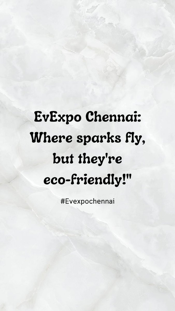 'Rev up your excitement for the 20th EV Expo in Chennai 2024, where eco-friendly sparks ignite the future of transportation! Don't miss out! #EVExpo #electricscooter #ElectricRevolution #electricrickshaw #memes #memesdaily #sustainability #ecofriendly #evexpochennai #evexpo2024