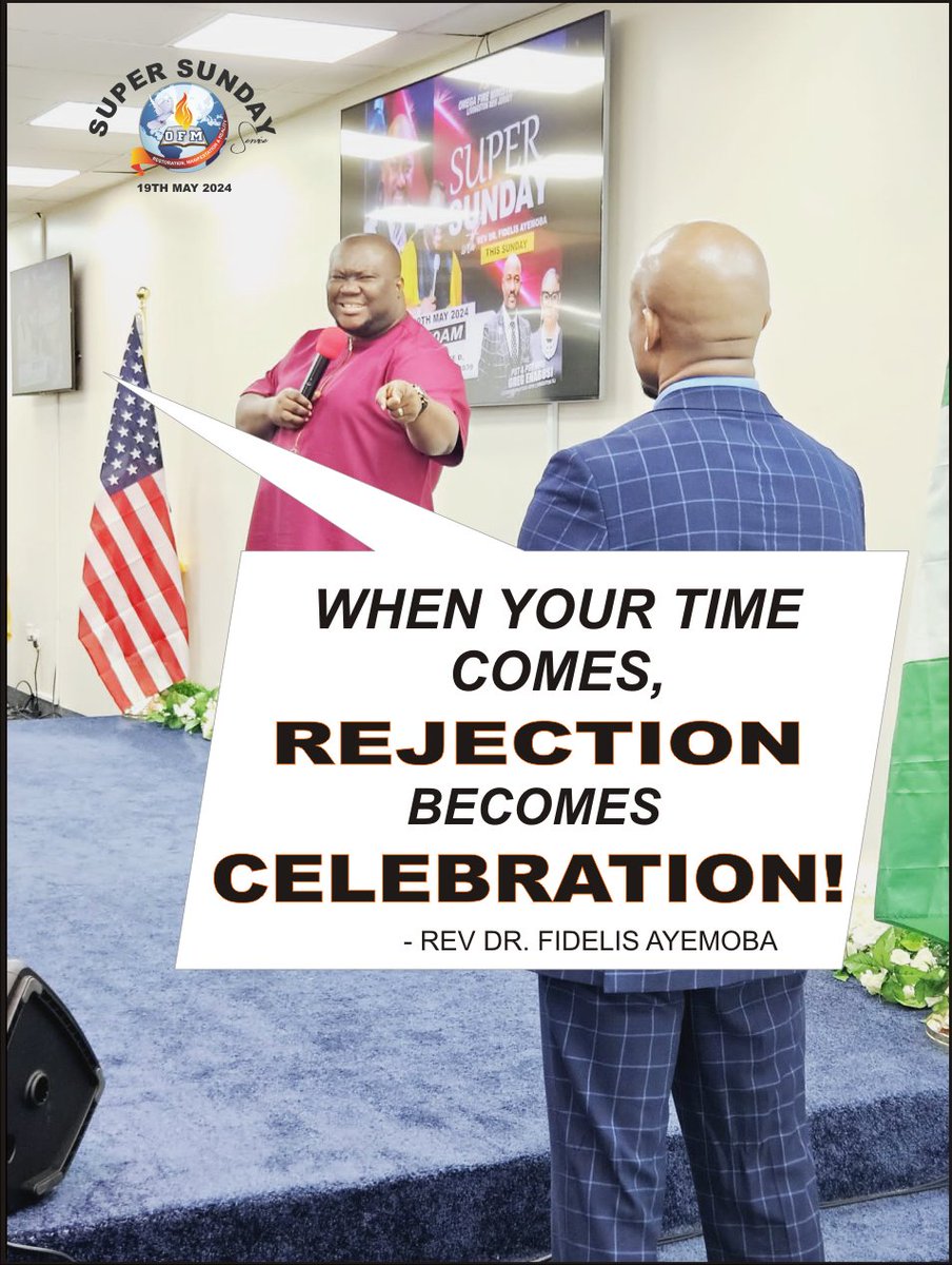 OfmLnj's tweet photo. SUPER SUNDAY SERVICE WITH REV DR. FIDELIS AYEMOBA || 19TH MAY 2024.

#SundayServiceLIVE
#WithRevDrFidelisAyemoba
#PstGregEnabosi
#OfmLivingstonNJ https://t.co/u7Ocojtt2r