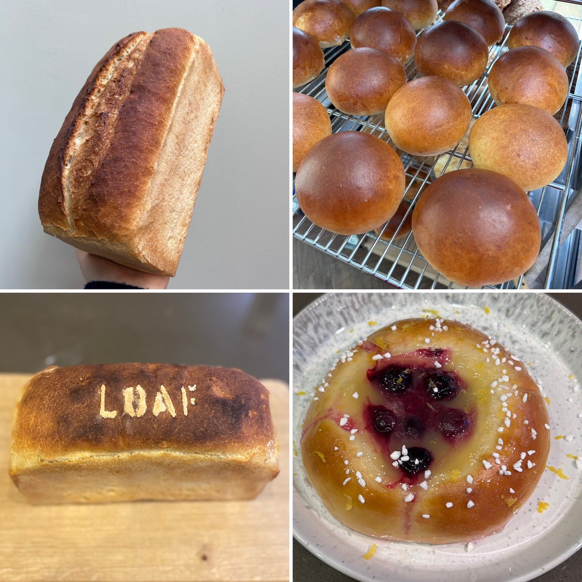 DaintyMonkey's tweet image. SPECIALS
⭐️Spelt tin loaf
⭐️Tangzhong burger buns
⭐️Blueberry custard and lemon buns
Plus all the usual yeasted and sourdough loaves. 
#trinityedinburgh #microbakery #edinburghfood
