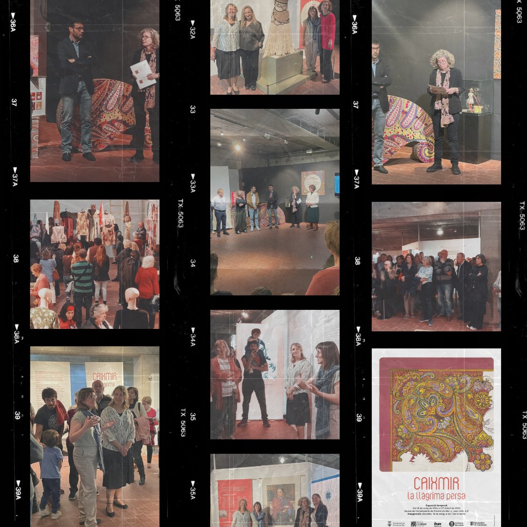 Algunes instantànies de dissabte, de quan es va fer l'acte d'inauguració de la nostra exposició 'Caixmir: la llàgrima persa'. La podeu gaudir de dimecres a diumenge entre les 11h i les 14h.
Gràcies a Esther De Prades i a Sylvia Calvo per les fotografies.