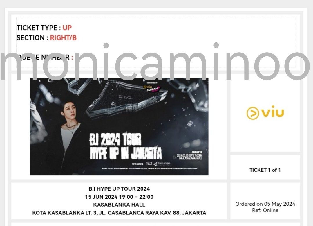 monicaminoo's tweet photo. BI 2024 TOUR HYPE UP IN JAKARTA 🇮🇩

ADDITIONAL FAN BENEFITS✨
▪️UP ZONE bisa berkesempatan dapat Group Photo, Goodbye Session n 1:1 video call!! 😍

Yg minat ticket UP ZONE, DM ya masih ada 1 ticket Right section QN.90an

#WTS #WANTTOSELL #FORSALE
#BI #hanbin #HYPEUPINJAKARTA https://t.co/SCSMnOrvF1