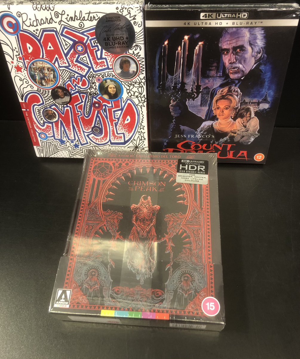 No new chart film releases this week but some cracking new Collectors Editions from @88_Films, @ArrowFilmsVideo & @Criterion