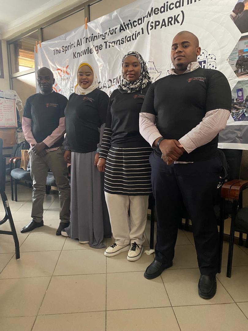 SPARK ACADEMY 2024-Tanzania team,1st day kick off  of the Hackathon Glioma Segmentation challenge at MOI. Thank you <a href="/CAMERAAfrica/">CAMERA MRI AFRICA</a> for spreading this knowledge in Africa through SPARKS