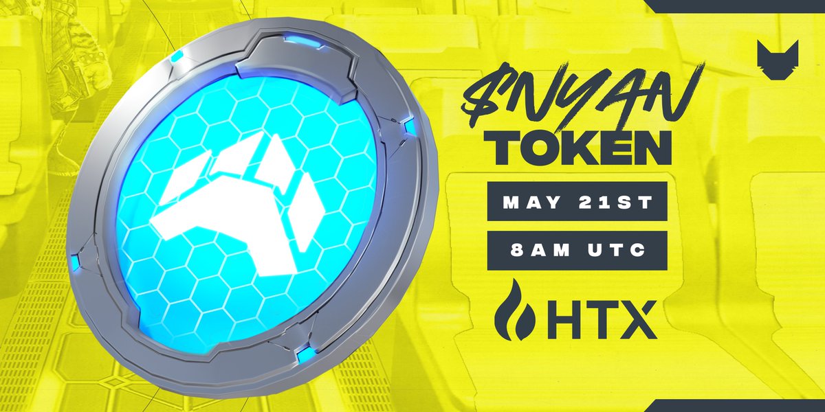 The $NYAN token will soon be launching on @HTX_Global😼 📆 MAY 21ST ⏰ 8AM UTC ➡️Less than 24 hours to go!! ➡️Deposits open ➡️Trading competition coming soon Only follow announcements from official channels 📢 This is the last post