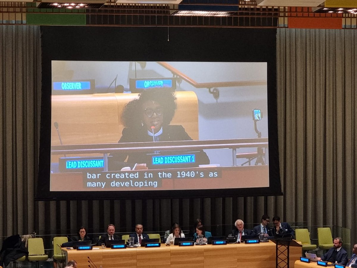 Our Executive Director, @chenaimukumba, spoke on behalf of @cs_ffd at the #ECOSOC2024 on the need to ensure that international economic governance reforms remain at the centre of discussions on financing for development at the 4th International Conference on Financing for