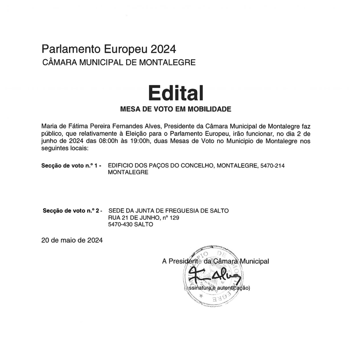 ELEIÇÕES EUROPEIAS | INFORMAÇÃO
#municipiodemontalegre #montalegre #EleicoesEuropeias2024