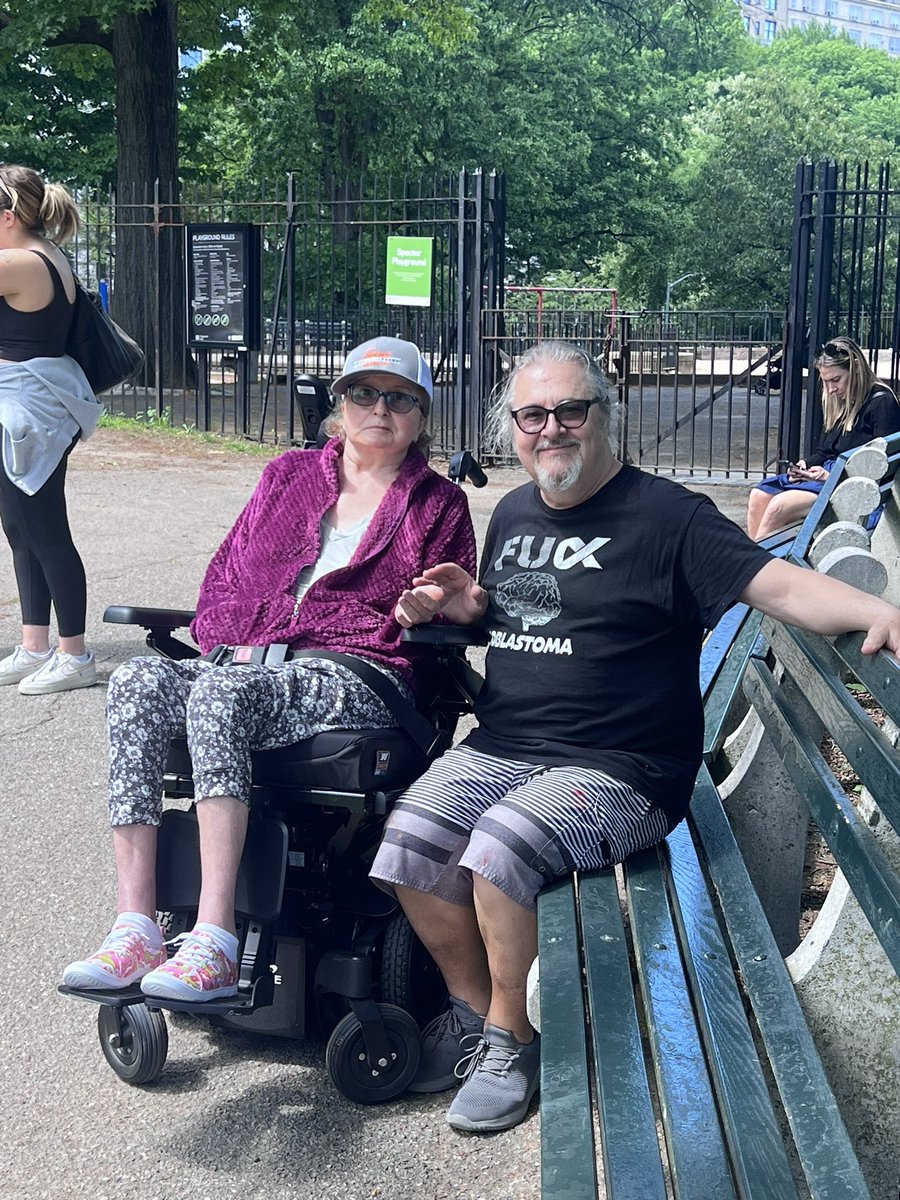 One year ago Tery was diagnosed with glioblastoma after brain scan.