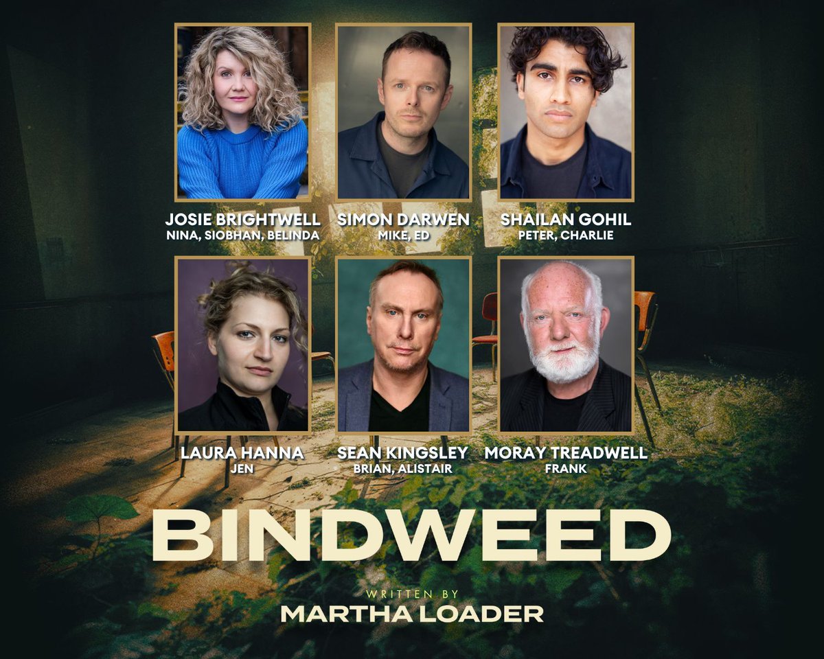 🌿 Cast Announced! 🌿 We're excited to reveal the cast for our next #MercuryOriginal #Bindweed, by local Ipswich playwright @MarthaLoader! Presented by the Mercury Theatre, @_HighTide_ and @NewWolsey in association with @rxtheatre [1/2]