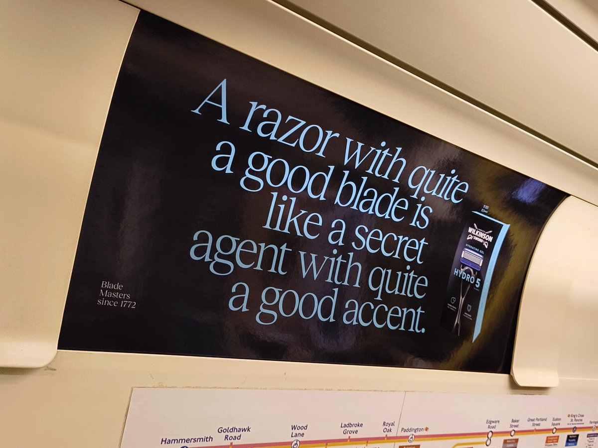 We have got to do something about the state of copywriting in adverts on public transport